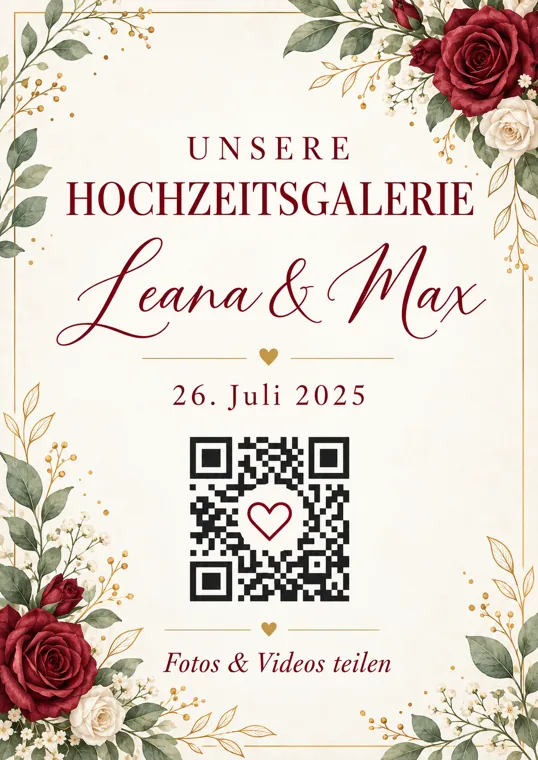 Wedding-QR Design Bordeaux Garden