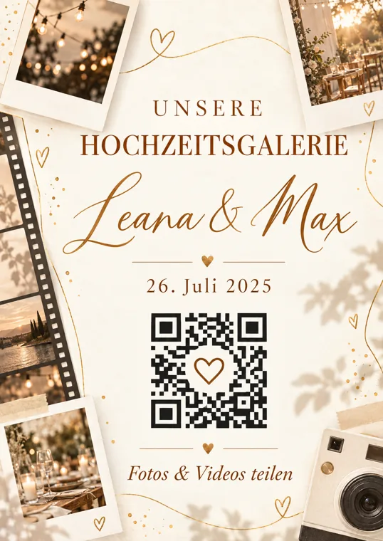 Wedding-QR Design Memory Polaroid